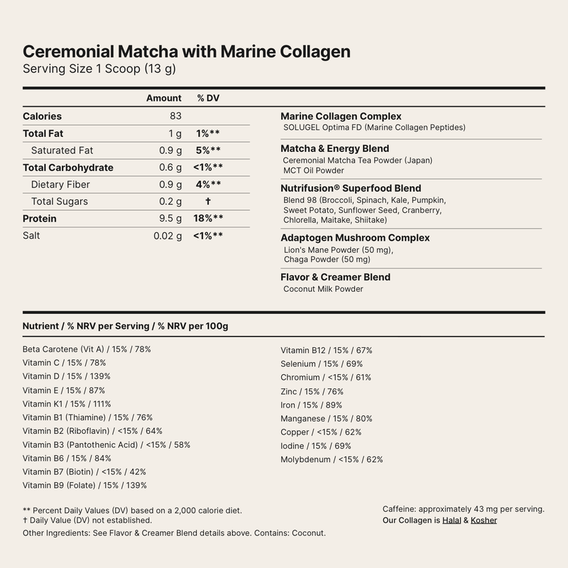 Matcha with Collagen
